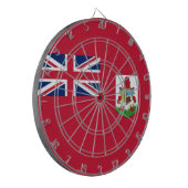 Bermuda Flag (Bermudian) (Caribische eilanden) Dartbord (Voorkant Links)
