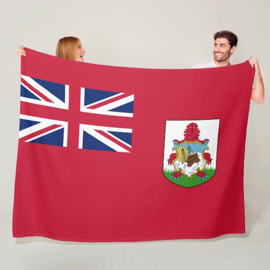 Bermuda Flag (Bermudian) (Caribische eilanden) Fleece Deken (In situ)
