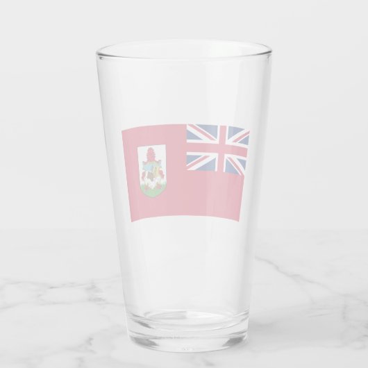 Bermuda Flag (Bermudian) (Caribische eilanden) Glas (Achterkant)