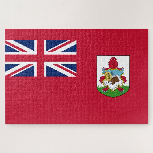 Bermuda Flag (Bermudian) (Caribische eilanden) Legpuzzel (Horizontaal)