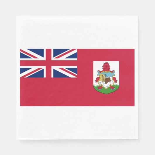 Bermuda Flag (Bermudian) (Caribische eilanden) Servet (Voorkant)