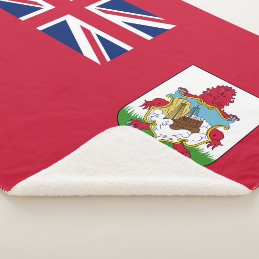 Bermuda Flag (Bermudian) (Caribische eilanden) Sherpa Deken (3/4)