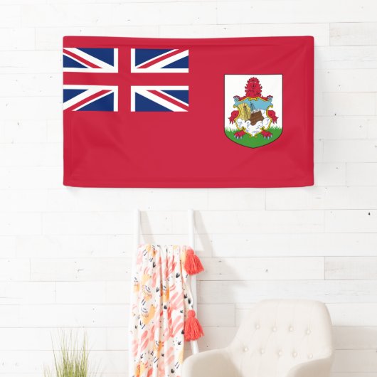 Bermuda Flag (Bermudian) (Caribische eilanden) Spandoek (Insitu)