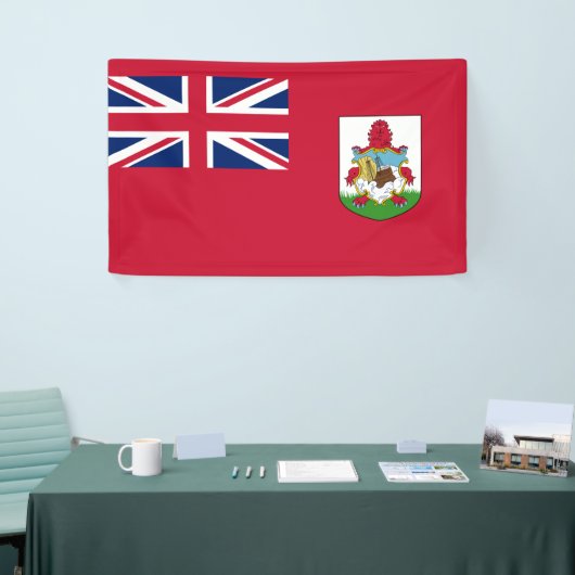 Bermuda Flag (Bermudian) (Caribische eilanden) Spandoek (Beurs)
