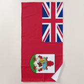 Bermuda Flag (Bermudian) (Caribische eilanden) Strandlaken (Voorkant)