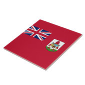 Bermuda Flag (Bermudian) (Caribische eilanden) Tegeltje (Zijkant)