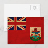 Bermuda Flag Briefkaart (Voorkant / Achterkant)