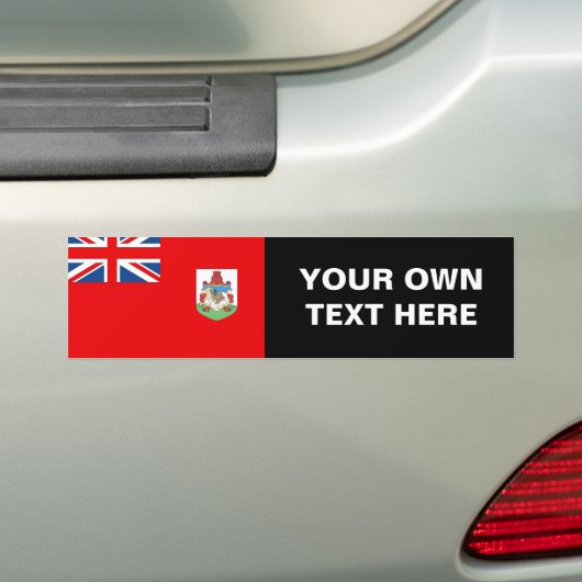 Bermuda Flag Bumpersticker (Op auto)