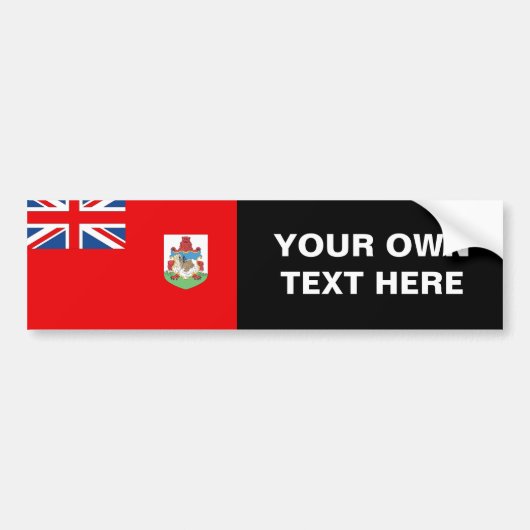 Bermuda Flag Bumpersticker (Voorkant)