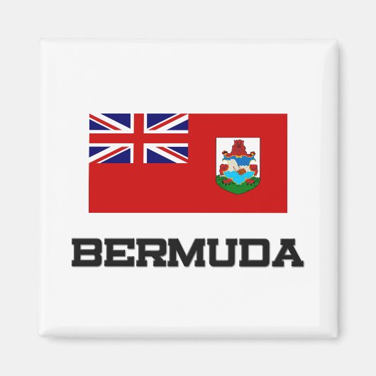 Bermuda Flag Magneet (Voorkant)