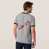 Bermuda Flag Map - volledige grootte T-shirt (Achterkant volledig)