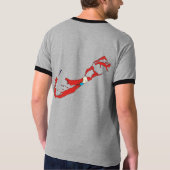 Bermuda Flag Map - volledige grootte T-shirt (Achterkant)