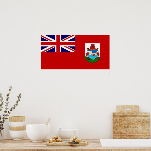 Bermuda Flag Poster (Keuken)