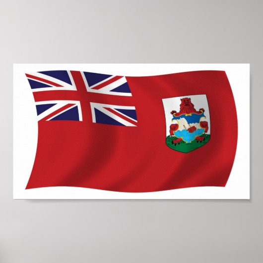 Bermuda Flag Poster Print (Voorkant)