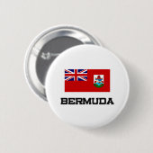 Bermuda Flag Ronde Button 5,7 Cm (Voorkant /achterkant)
