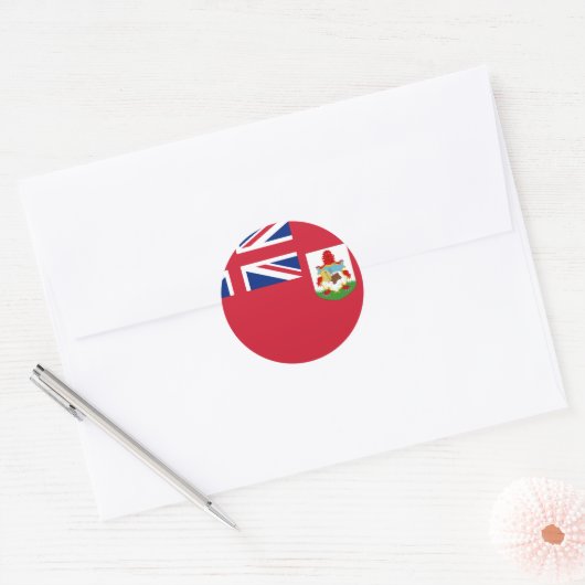Bermuda flag Sticker (Envelop)