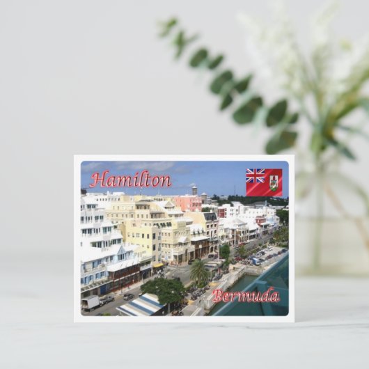 Bermuda - Hamilton - Briefkaart (Staand voorkant)