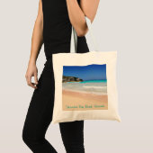 Bermuda Hoefijzer Bay Pink Sand Beach foto Tote Bag (Voorkant (product))