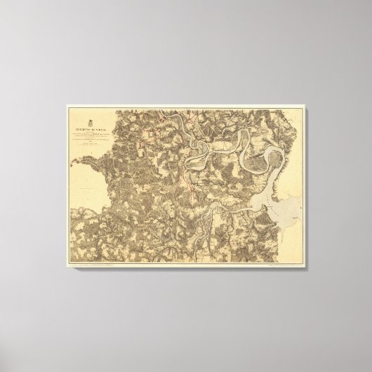 Bermuda Hundred, Virginia Canvas Afdruk (Voorkant)