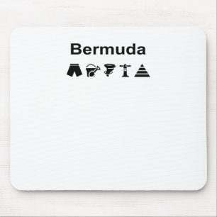 Bermuda Icons Monotone Light-Color Muismat