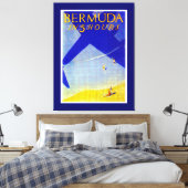 Bermuda in 5 uur canvas afdruk (Insitu (Slaapkamer))