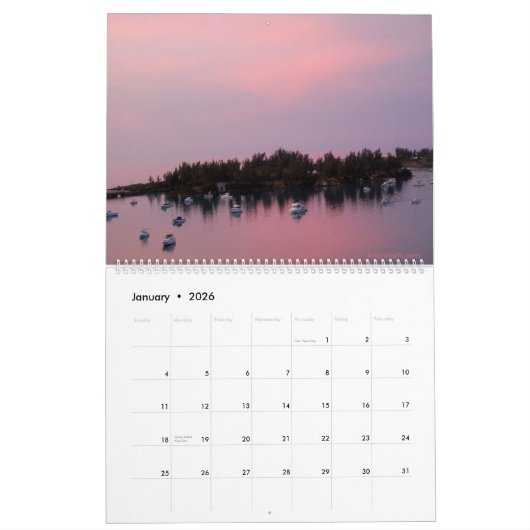 Bermuda Kalender (Jan 2026)