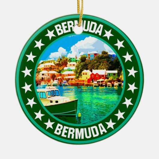 Bermuda Keramisch Ornament (Voorkant)