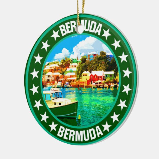 Bermuda Keramisch Ornament (Links)