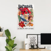 Bermuda Kunst Daniel Sweeney Print Delta Travel (Thuiskantoor)