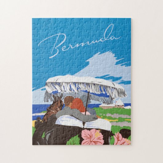 Bermuda  Kunst Koel Historische Foto's Reis Legpuzzel (Verticaal)