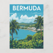Bermuda: Kust Vista Briefkaart (Voorkant)