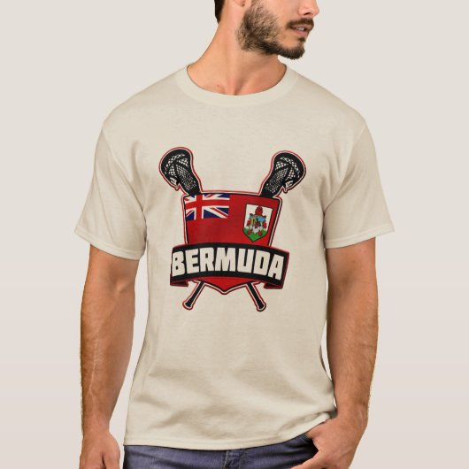 Bermuda Lacrosse Logo T-shirt (Voorkant)