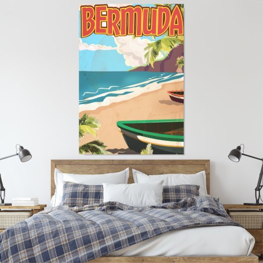 Bermuda  leuke reisposter afdrukken (Insitu (Slaapkamer))