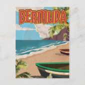 Bermuda  leuke reisposter afdrukken briefkaart (Voorkant)