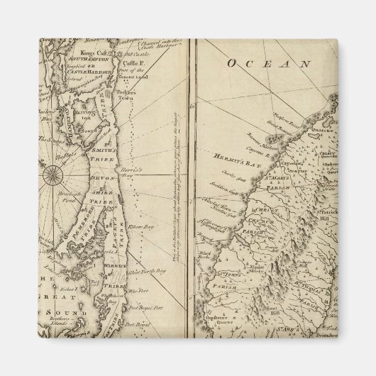 Bermuda Magneet (Voorkant)