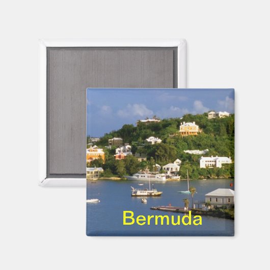 Bermuda magneet (Voorkant / Achterkant)