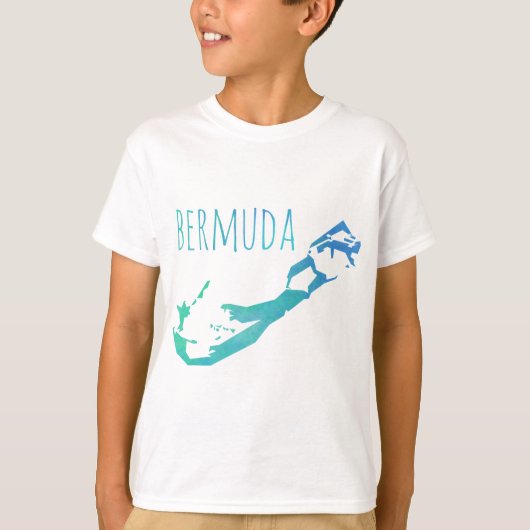 Bermuda Map T-shirt (Voorkant)
