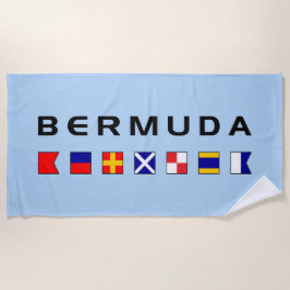 Bermuda Maritime Nautical Signal Flags Light-Color Strandlaken