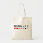 Bermuda Maritime Nautical Signal Flags Light-Color Tote Bag (Voorkant)