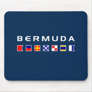 Bermuda Maritime Nautical Signal markeert Donkere Muismat