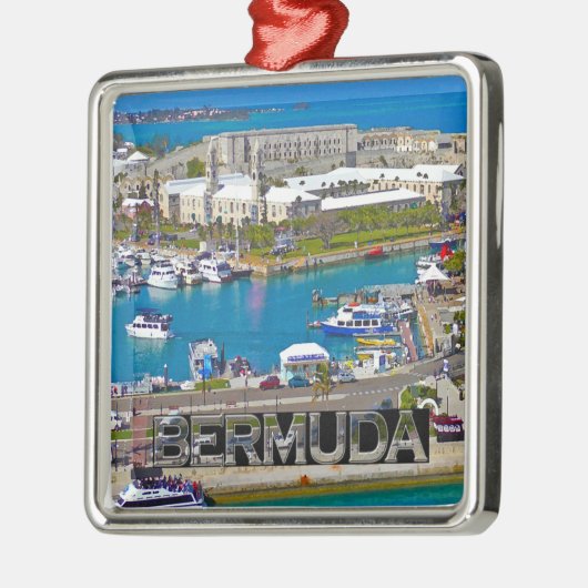 Bermuda Metalen Ornament (Links)