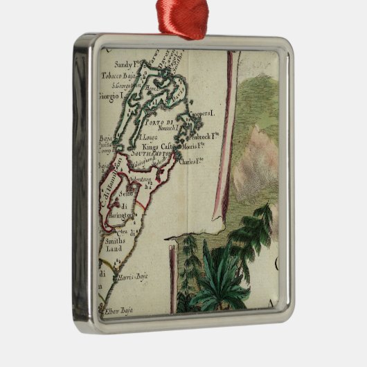 Bermuda Metalen Ornament (Rechts)