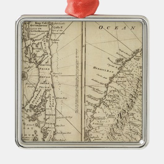 Bermuda Metalen Ornament (Voorkant)