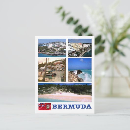 Bermuda - Mosaic - Briefkaart (Staand voorkant)