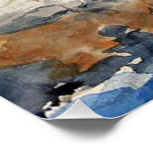 Bermuda-nederzetters, een schilderij van Winslow H Perfect Poster (Hoek)