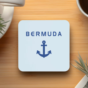 Bermuda Old Anchor for Sailing Light-Color Onderze Bier Onderzetter
