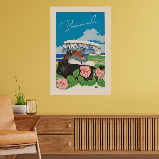 Bermuda | oldtimerreis poster (Woonkamer 2)