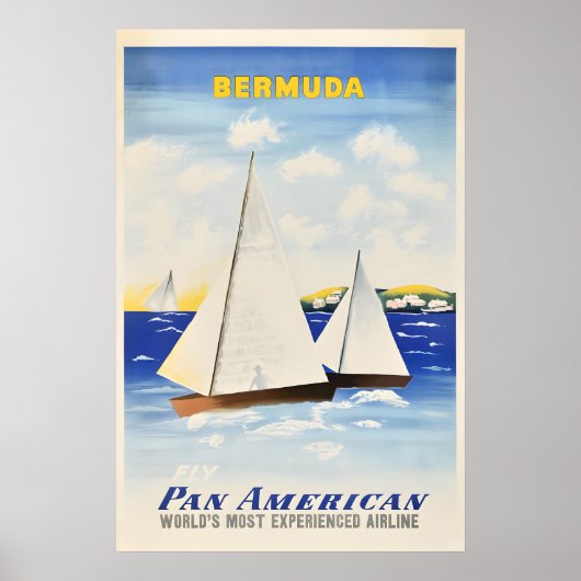 Bermuda - Oude Reisaffiche Prints (Voorkant)