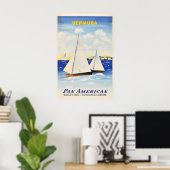 Bermuda - Oude Reisaffiche Prints (Thuiskantoor)