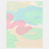 Bermuda Pastels Fleece Deken (Voorkant)